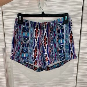 NWOT Forever 21 Tribal Pattern Shorts